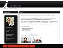 Tablet Screenshot of alicetang.net
